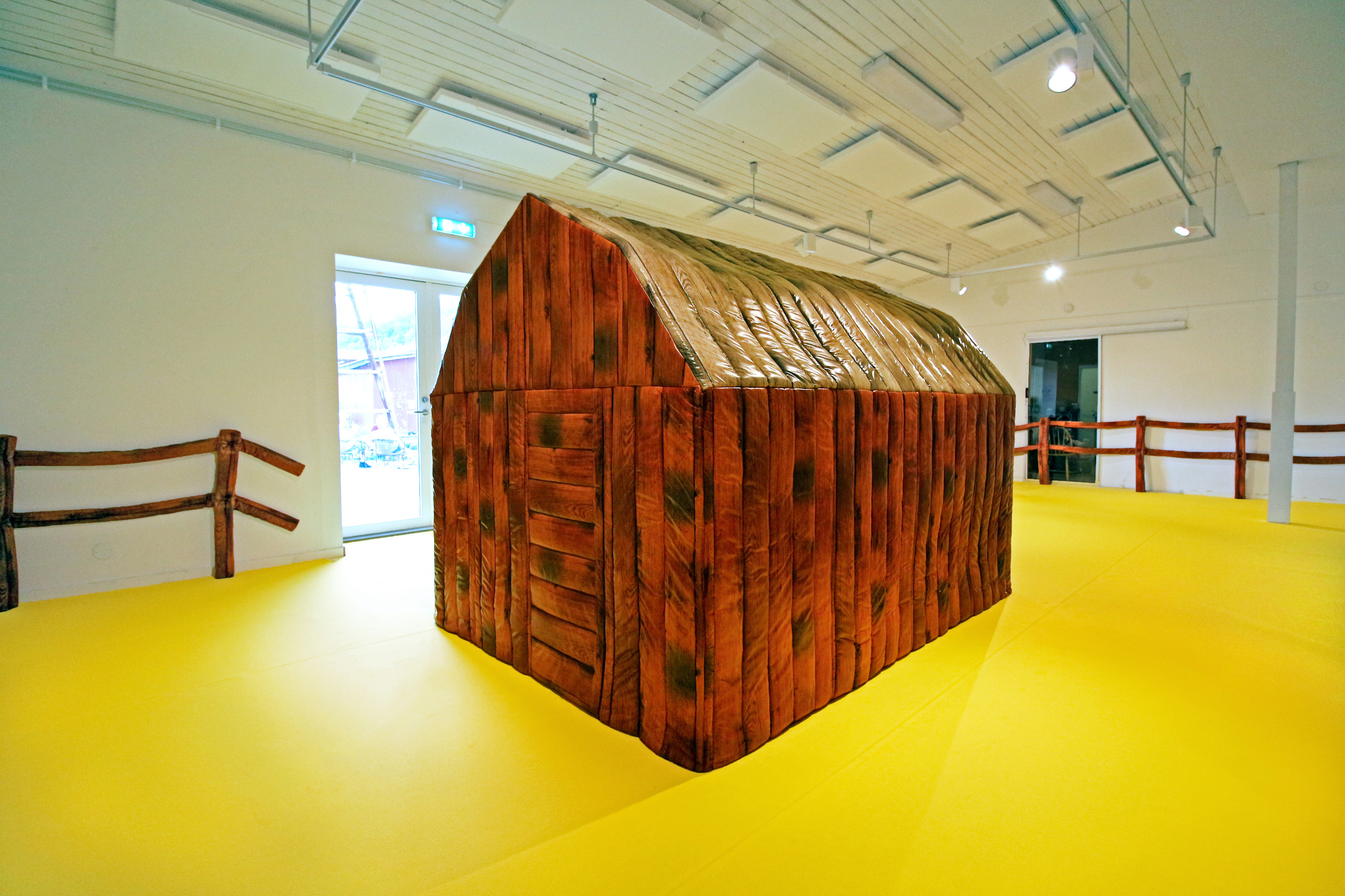 Little house in the galerie